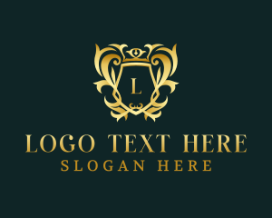 Decor - Royalty Ornamental Crest logo design
