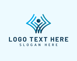 Management - Leadership People Volunteer logo design