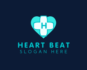 Medical Health Heart  logo design