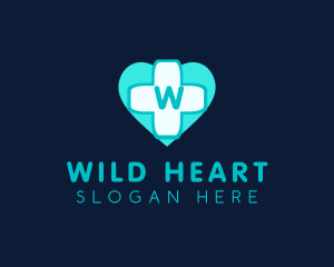 Medical Health Heart  logo design