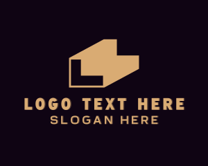 Technician - Construction Builder Engineer Letter L logo design