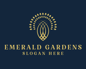 Elegant Wellness Tree  logo design