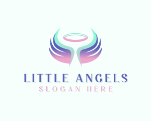 Wings Healing Angel logo design