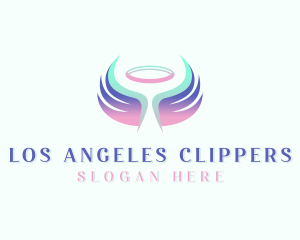 Wings Healing Angel logo design