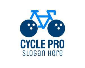 Bowling Ball Bike logo design