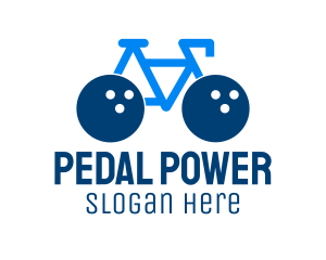 Bike - Bowling Ball Bike logo design