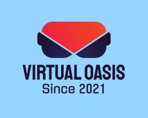 Virtual Reality Glasses  logo design