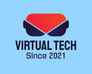 Virtual Reality Glasses  logo design