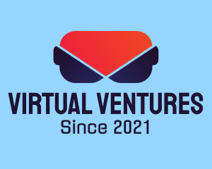 Virtual Reality Glasses  logo design