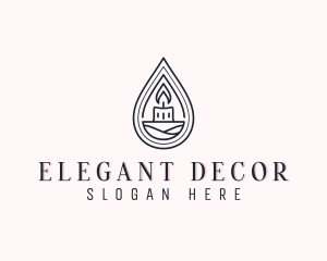 Decor - Spa Candlelight Decor logo design