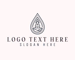 Interior Designer - Spa Candlelight Decor logo design