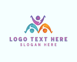 Non Profit - People Team Community logo design