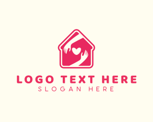 Home - Hand Heart Shelter logo design