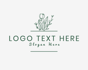 Vlog - Flower Wellness Boutique logo design