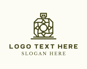 Luxury - Flower Deluxe Fragrance logo design
