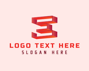 Expert - Digital 3D Letter E logo design