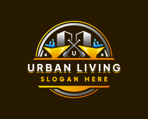 Urban Power Wash Maintenance logo design