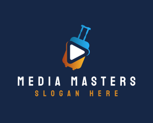 Media - Travel Media Vlog logo design