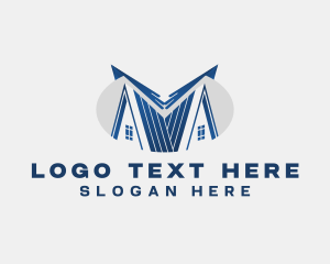 Subdivision - Modern Builder Roofing logo design