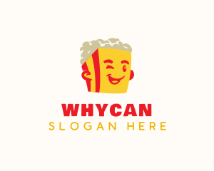 Eatery - Cute Popcorn Snack logo design