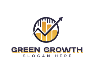 Financing Graph Growth logo design