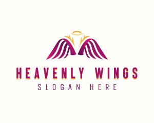 Halo Wings Charity logo design