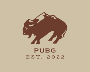 Meat - Wild Mountain Bison logo design