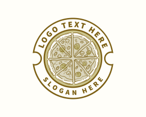 Meal - Retro Pizza Pizzeria logo design