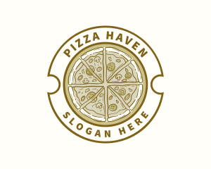 Pizzeria - Retro Pizza Pizzeria logo design