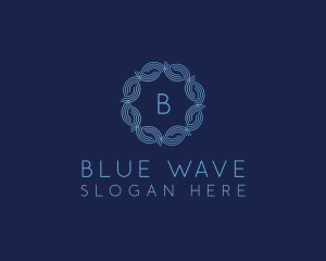 Water Wave Flow logo design