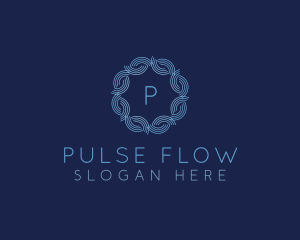 Water Wave Flow logo design