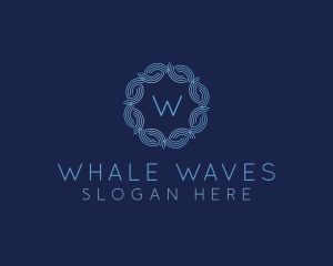 Water Wave Flow logo design