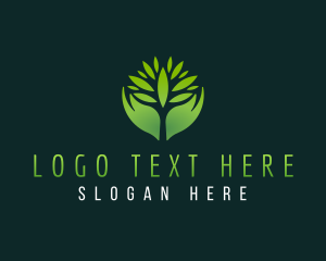 Grass Cutter - Grass Leaf Agriculture logo design