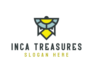 Native Inca Bird  logo design