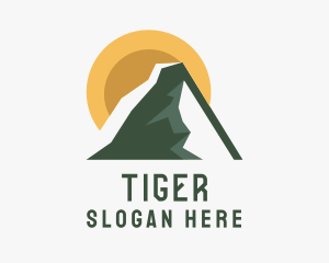 Mountain Hiking Nature Park Logo