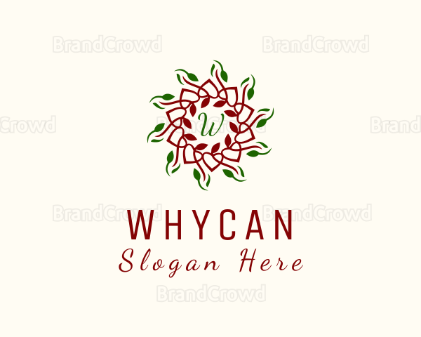 Natural Flower Botanical Logo