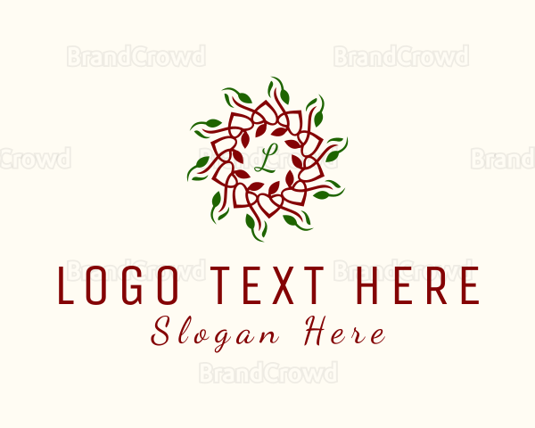 Natural Flower Botanical Logo