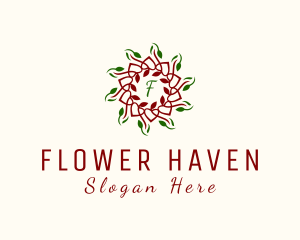 Natural Flower Botanical  logo design