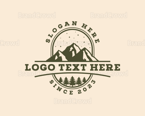 Outdoor Forest Mountain Logo