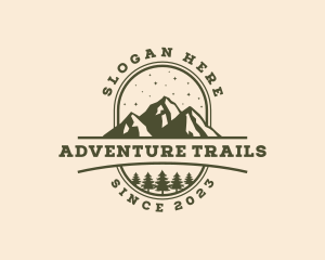 Outdoor Forest Mountain  logo design