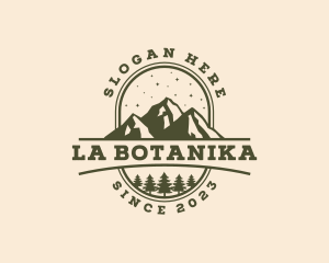 Hiker - Outdoor Forest Mountain logo design