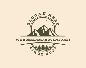 Outdoor Forest Mountain  logo design