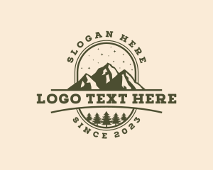 Travel - Outdoor Forest Mountain logo design