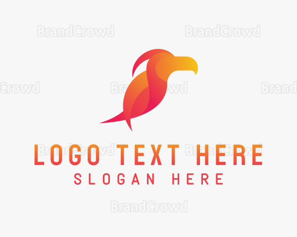 Toucan Wildlife Zoo Logo