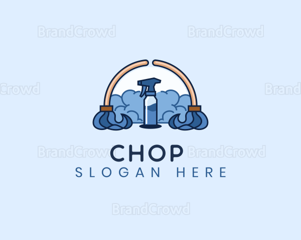 Mop Spray Sanitation Logo