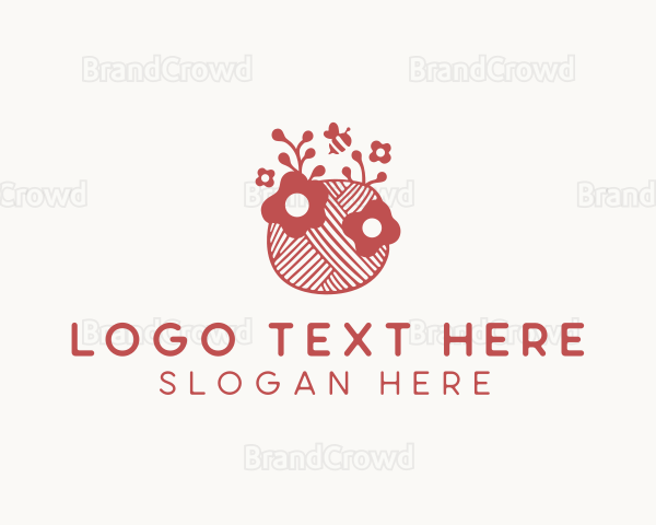 Handmade Floral Yarn Logo