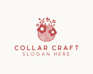 Handmade Floral Yarn  logo design