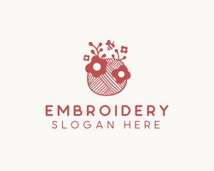 Handmade Floral Yarn  logo design