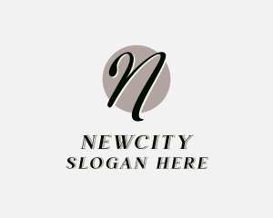 Luxury Fashion Boutique Letter N logo design