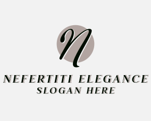 Luxury Fashion Boutique Letter N logo design